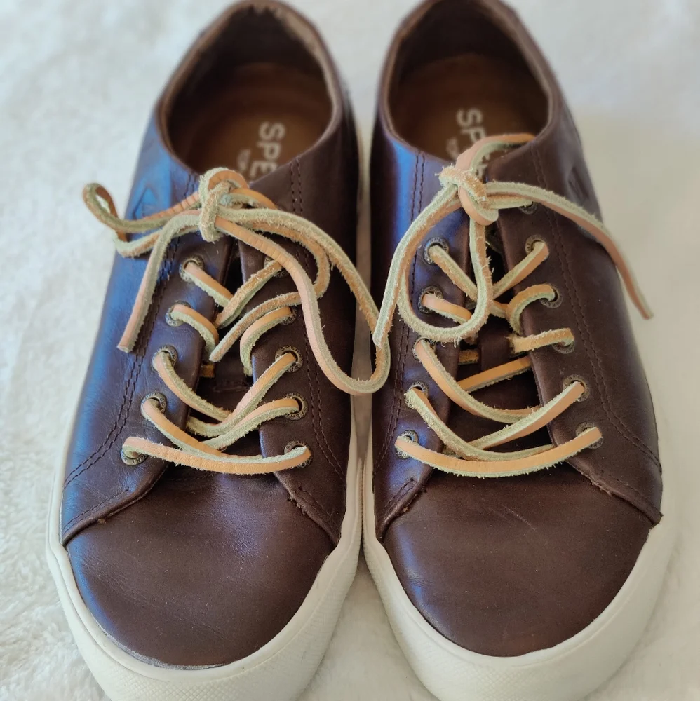 Like New: Sperry Top-Sider Brown Plushwear Men's 8.5
